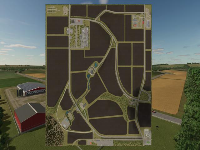 Vista das Planícies de Iowa - FS25 2
