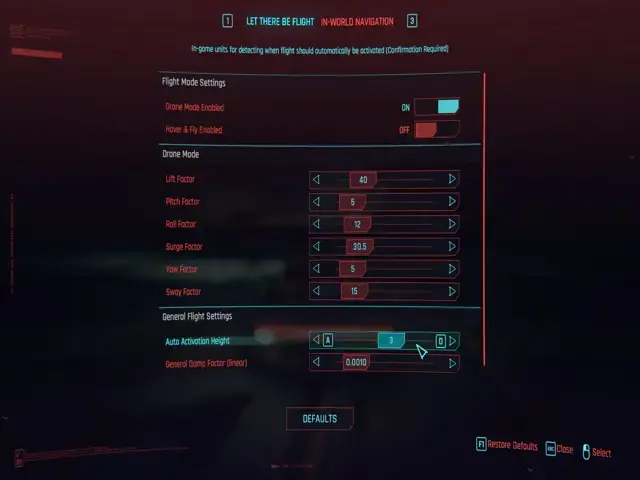 Configurações de Mods - Cyberpunk 2077 2