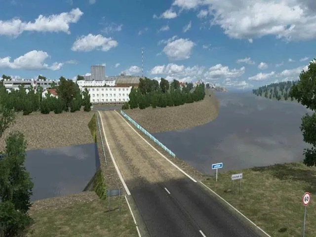 Mapa Estrada para Caucasus - ETS2 3
