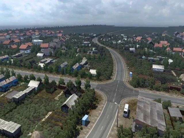 Mapa Estrada para Caucasus - ETS2 5
