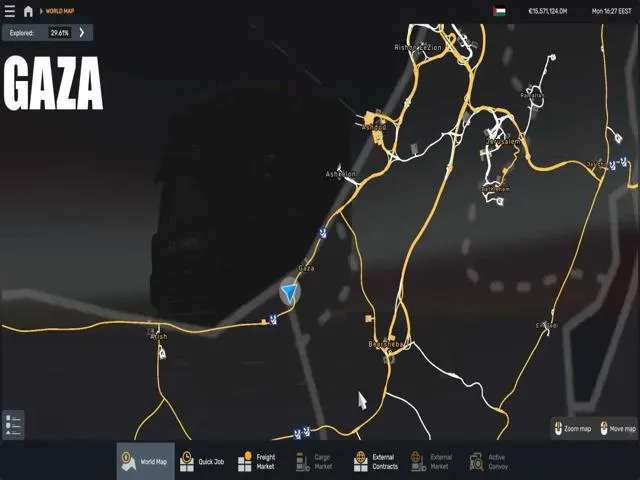 Mapa Project Palestine - ETS2 4