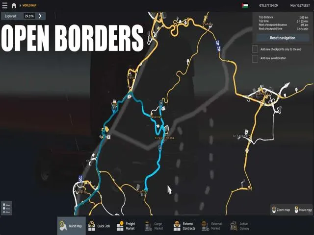 Mapa Project Palestine - ETS2 5